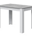 Eettafel – Cloe – Rechthoekig – Artik Wit / Beton – 109 x 67 x 78 cm