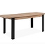 Uitschuifbare Eettafel – TOLOSA –  Eiken – 150-200 x 75 x 80 cm