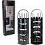 Home&Styling Black Stainless Steel Fireplace Set - 5 pieces