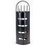 Home&Styling Black Stainless Steel Fireplace Set - 5 pieces