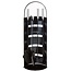 Home&Styling Schwarz-Edelstahl-Kaminset - 5-teilig