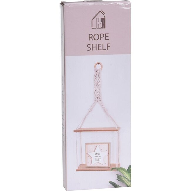 Hanging Platform with Rope Decoration - 2 platforms