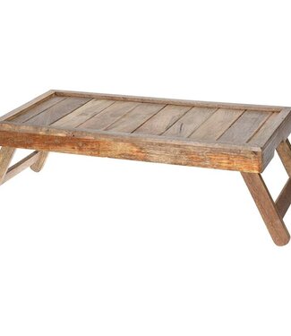 Houten Bedtafel - Inklapbare Poten