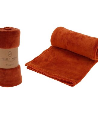 Fleece Deken - 125x150 - Terra Cotta