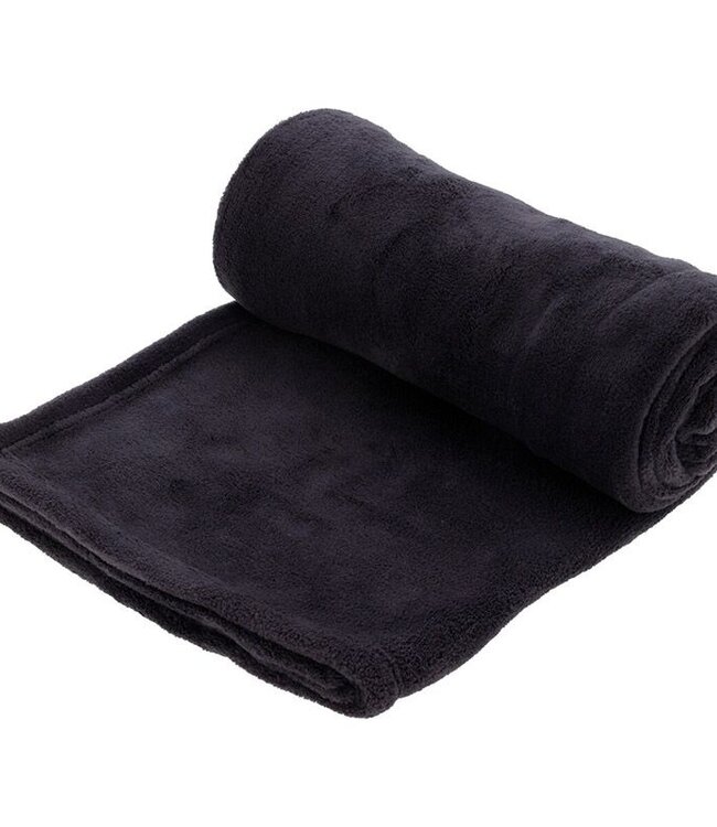 Fleece Deken - 125x150 - Donkergrijs