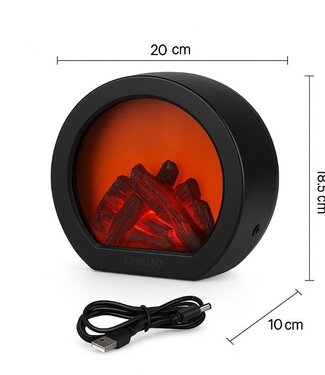 Ceruzo Led Sfeerhaard - 20x10x18