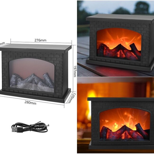 Led Sfeerhaard - 28x12x20