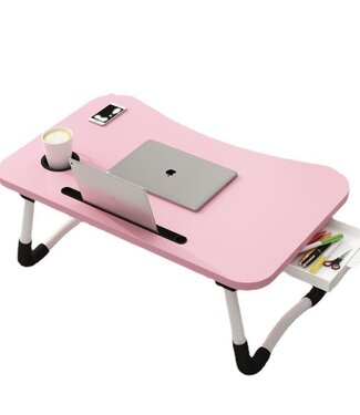 Ceruzo Opklapbare Laptoptafel - Bedtafel - 60x40 cm - Roze