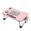 Opklapbare Laptoptafel - Bedtafel - 60x40 cm - Roze
