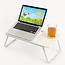 Bedtafel Verstelbaar - Wit - Laptoptafel - Ontbijttafel