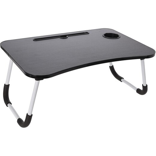 Ceruzo Opklapbare Laptoptafel – Bedtafel – 60x40 cm – Zwart