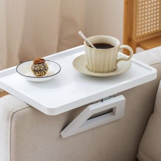 Ceruzo Armleuning Dienblad - Wit - 33x24 cm