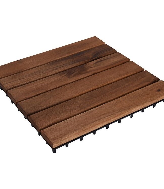 Houten Terrastegel - Acacia - 30x30cm - set van 9 - 0.81m2