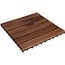 ProGarden Holzterrassenfliesen - Akazie - 30 × 30 cm - 9er-Set - 0,81 m2