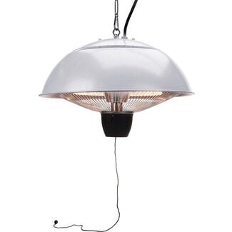 Excellent Electrics Hängender Terrassenheizer 1500W Silber