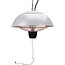 Excellent Electrics Hängender Terrassenheizer 1500W Silber