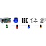 Feestverlichting 10 gekleurde LED-lampen - 8 lichtfuncties