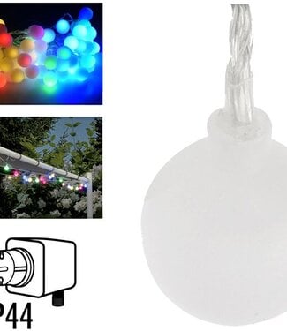 Party Lighting Feestverlichting 16 meter - 80 multikleur LED lampen