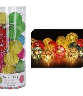 Party Lighting Feestverlichting - 20 lampen - gekleurd