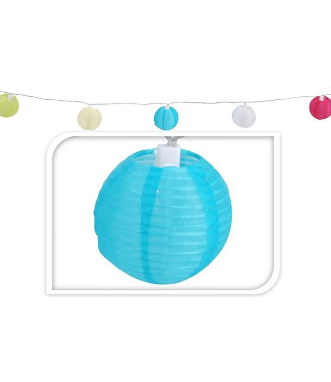 Feestverlichting - 20 lampen - gekleurd