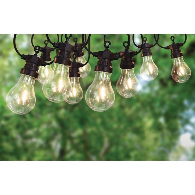 Lichterkette mit 10 LED-Glühfäden - Durchmesser 6 cm