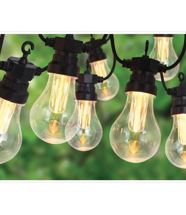 Lichtsnoer met 10 LED Reflector Lampen - voor buiten