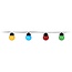 Garden lighting String light - 10 colored LED lamps