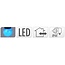 Garden lighting String light - 10 colored LED lamps