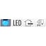 Gartenbeleuchtung Lichterkette - 10 farbige LED-Lampen