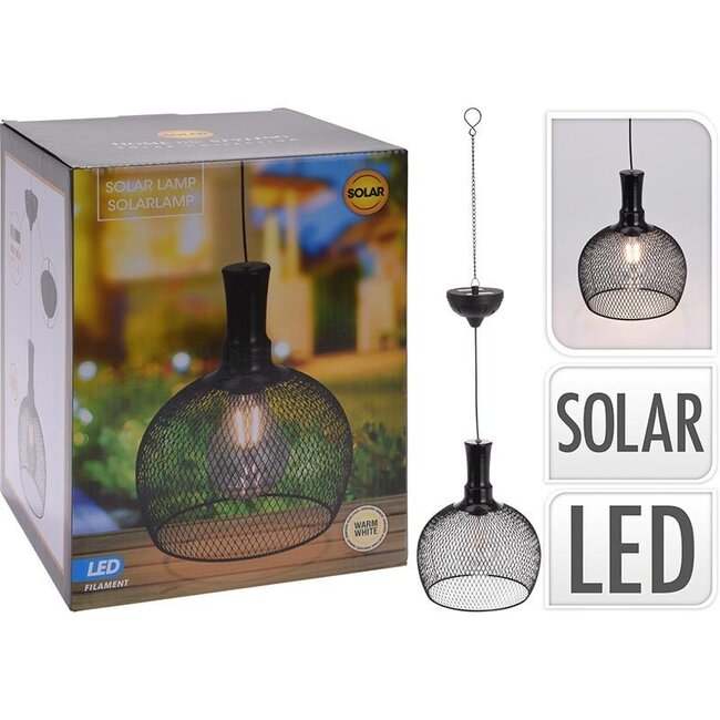 Home&Styling Solar-Hängelampe - Metall