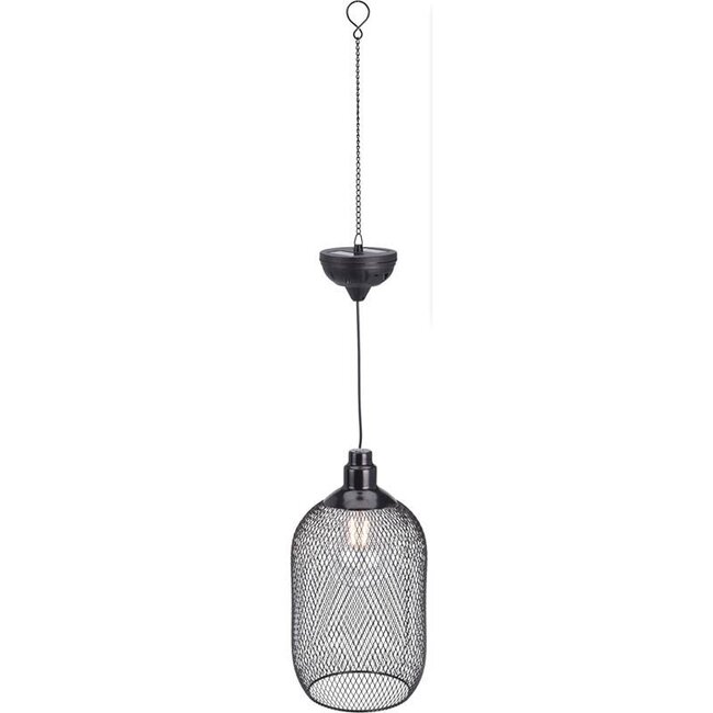 Solar Pendant Light - LED filament - metal - warm white