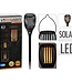 Tuinlamp Fakkel - Solar - LED vlameffect - 3-in1: prikspot, staand, hangend - 47cm