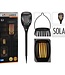 Solar Tuinlamp Fakkel Zwart - LED vlameffect - 3-in1: prikspot, staand, hangend