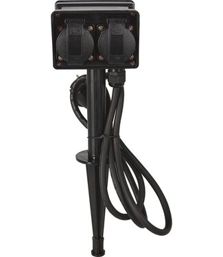 FXcontrol Tuinstekkerdoos 4-Voudig - Buitencontactdoos 2+2-Voudig