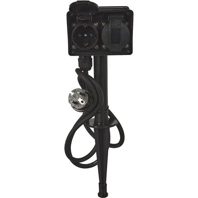 Garden socket 4-fold - Outdoor socket 2+2-fold