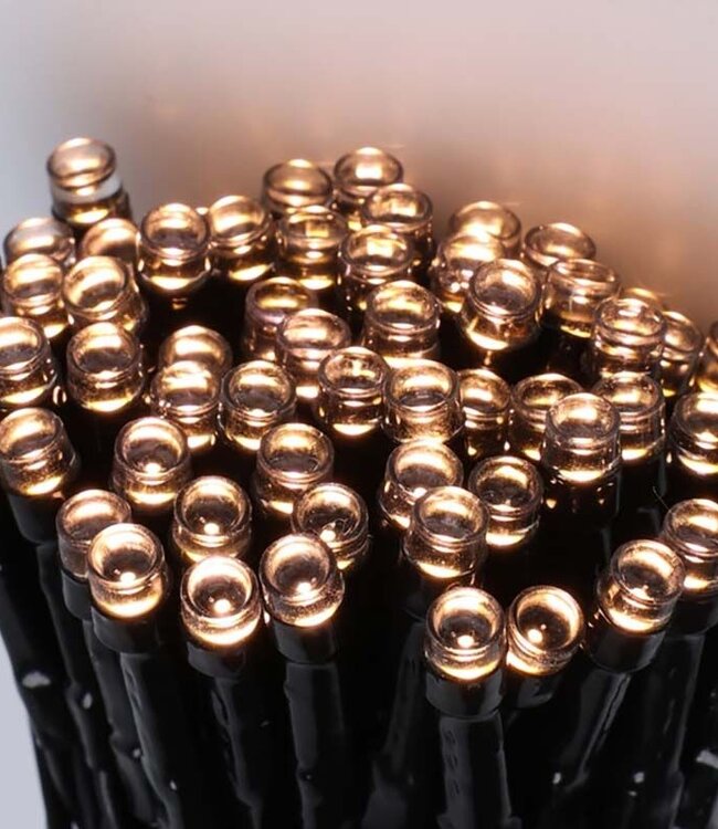 Solar Lichtsnoer - 400 LED - 24  + 4 meter - Warm wit  - met Bewaarbox