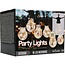 Partybeleuchtung für den Garten - 450 cm - warmweiß - 10 × 8 Micro-LED