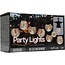 Partybeleuchtung für den Garten - 450 cm - warmweiß - 10 × 5 Micro-LED