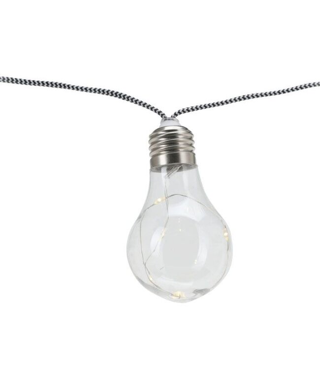 Feestverlichting voor de Tuin - 450cm - warm wit - 10x5 LED - gevlochten snoer