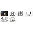 Partybeleuchtung für den Garten - 450 cm - warmweiß - 10 × 3 LED