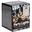 Partybeleuchtung für den Garten - 450 cm - warmweiß - 10 × 5 LED