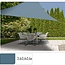 Schaduwdoek driehoek 360x360x360 - blauw