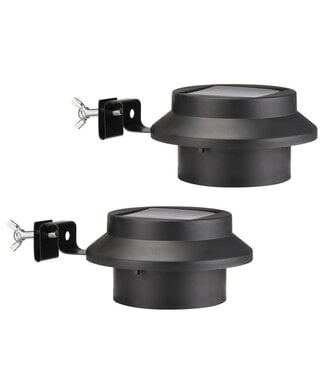 Solarlampen voor Dakgoten - 2 stuks