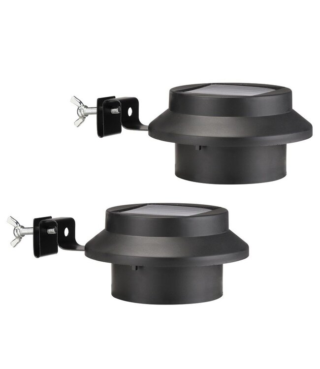 Solarlampen voor Dakgoten - 2 stuks