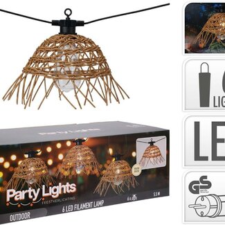 Lichtsnoer Tuin - Rattan