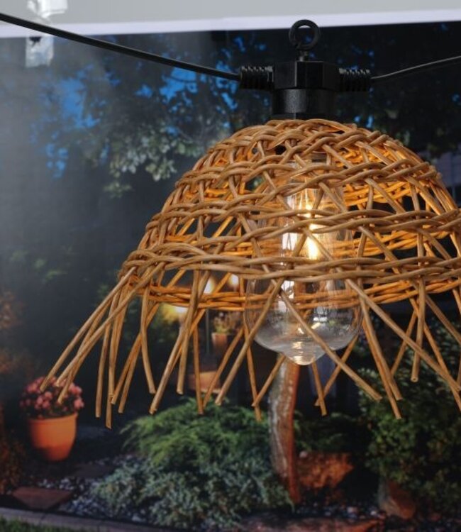 Lichtsnoer Tuin - Rattan