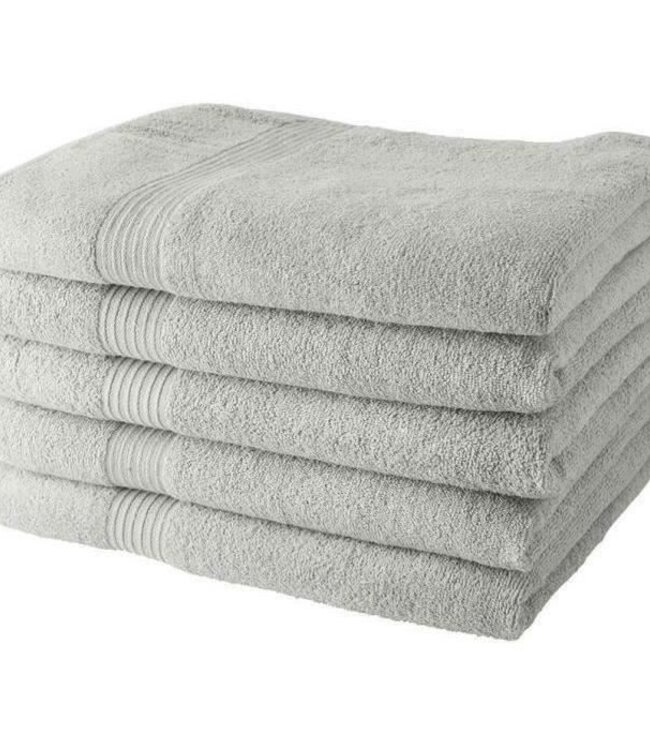 Set van 5 Luxe Badlakens – 70x130 cm – 100% Katoen – Krijt