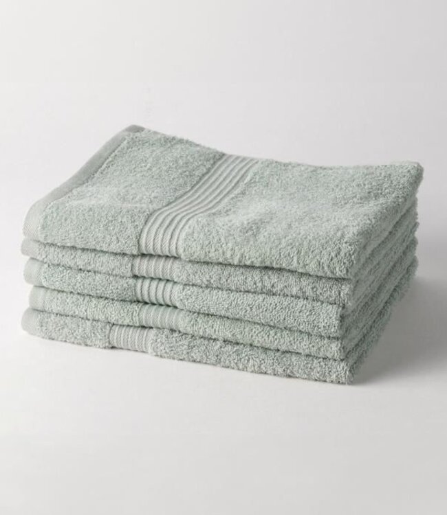 Set van 5 Luxe Badlakens – 70x130 cm – 100% Katoen – Celadon