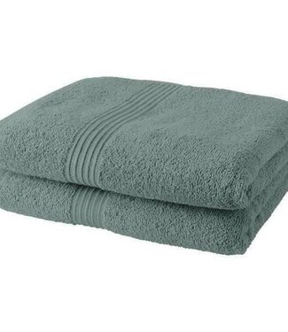 TODAY Set van 2 Luxe Handdoeken – 50x90 cm – 100% Katoen – Celadon
