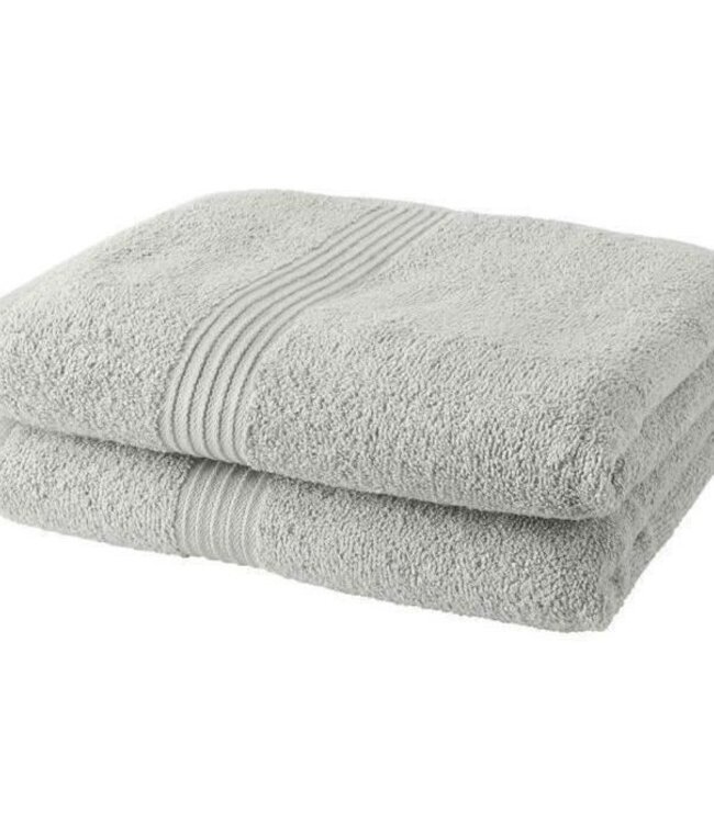 Set of 2 Luxury Hand Towels – 50x90 cm – 100% Cotton – Chalk